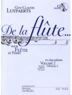 Guy-Claude Luypaerts: De La Flute Vol. 2 (noty na příčnou flétnu, klavír)(+audio)