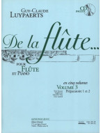 Guy-Claude Luypaerts: De La Flute Vol. 3 (noty na příčnou flétnu, klavír)(+audio)