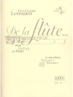 Guy-Claude Luypaerts: De la Flute Vol.4 (noty na příčnou flétnu, klavír)(+audio)