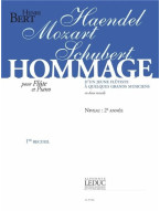 Henri Bert: Hommage dun jeune Flutiste Vol.1 (noty na příčnou flétnu, klavír)