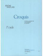 Jérôme Naulais: Croquis 1 (noty na klarinet, klavír) Jérôme Naulais: Croquis 1 (noty na klarinet, klavír)