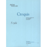 Jérôme Naulais: Croquis 1 (noty na klarinet, klavír)