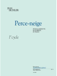 Jean Sichler: Perce-Neige 1 (noty na klarinet, klavír)
