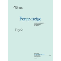 Jean Sichler: Perce-Neige 1 (noty na klarinet, klavír)