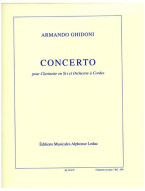 Armando Ghidoni: Concerto (noty na klarinet, klavír)