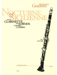 Armando Ghidoni: Nocturne Et Sicilienne (noty na klarinet, klavír)