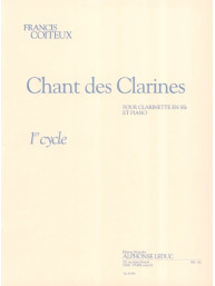 Francis Coiteux: Chant Des Clarines (noty na klarinet, klavír)