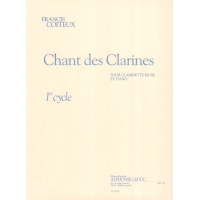 Francis Coiteux: Chant Des Clarines (noty na klarinet, klavír)