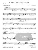 Francis Coiteux: Chant Des Clarines (noty na klarinet, klavír) Francis Coiteux: Chant Des Clarines (noty na klarinet, klavír)