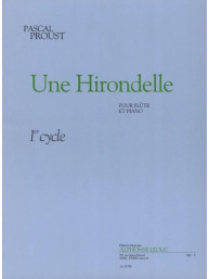 Pascal Proust: Une Hirondelle (noty na příčnou flétnu, klavír)