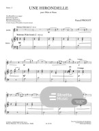 Pascal Proust: Une Hirondelle (noty na příčnou flétnu, klavír)