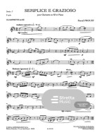 Pascal Proust: Semplice E Grazioso (noty na klarinet, klavír) Pascal Proust: Semplice E Grazioso (noty na klarinet, klavír)