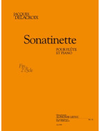 Jacques Delacroix: Sonatinette (noty na příčnou flétnu, klavír)