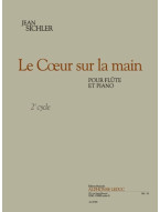 Jean Sichler: Le coeur sur la main (noty na příčnou flétnu, klavír)