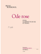 Bruno Rossignol: Ode Rose (noty na klarinet, klavír) Bruno Rossignol: Ode Rose (noty na klarinet, klavír)