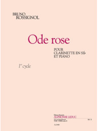 Bruno Rossignol: Ode Rose (noty na klarinet, klavír)