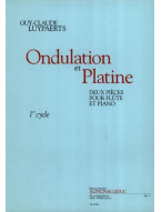 Guy-Claude Luypaerts: Ondulation et platine (noty na příčnou flétnu, klavír)