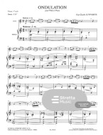 Guy-Claude Luypaerts: Ondulation et platine (noty na příčnou flétnu, klavír)