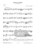 Guy-Claude Luypaerts: Ondulation et platine (noty na příčnou flétnu, klavír)