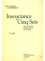 Guy-Claude Luypaerts: Insouciance et Cinq Sets (noty na příčnou flétnu, klavír)