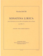 Nicolas Bacri: Sonatina Lirica Op. 108 No. 1 (noty na klarinet, klavír) Nicolas Bacri: Sonatina Lirica Op. 108 No. 1 (noty na klarinet, klavír)