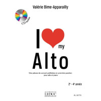 Valérie Bime-Apparailly: I Love my Alto (noty na violu, klavír)(+audio)
