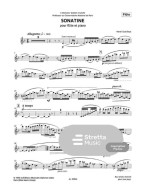 Henri Dutilleux: Sonatine (noty na příčnou flétnu, klavír)