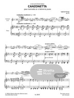 Gabriel Pierné: Canzonetta Opus 19 (noty na klarinet, klavír) Gabriel Pierné: Canzonetta Opus 19 (noty na klarinet, klavír)