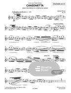 Gabriel Pierné: Canzonetta Opus 19 (noty na klarinet, klavír) Gabriel Pierné: Canzonetta Opus 19 (noty na klarinet, klavír)