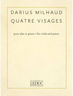 Darius Milhaud: 4 Visages (noty na violu, klavír)