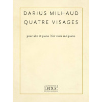 Darius Milhaud: 4 Visages (noty na violu, klavír)