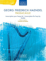 Georg Friedrich Händel: Passacaille (noty na harfu)
