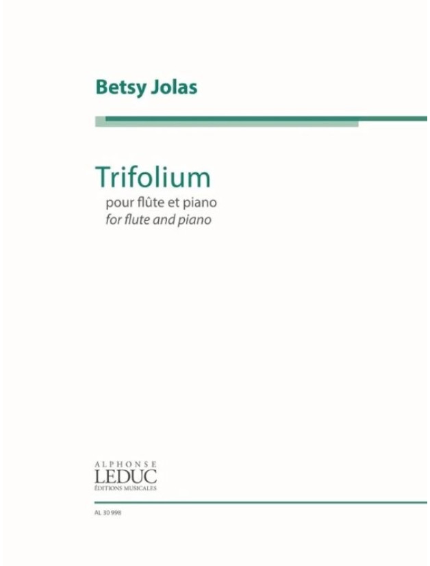Betsy Jolas: Trifolium (noty na příčnou flétnu, klavír)