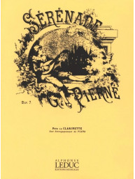 Gabriel Pierné: Sérénade Op.7 (noty na klarinet, klavír)