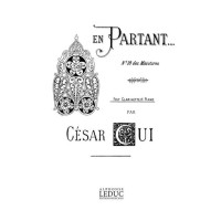César Cui: En Partant (noty na klarinet, klavír)