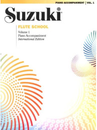 Suzuki Flute School 1 - Piano Accompaniment (noty na příčnou flétnu, klavír)