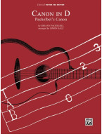 Johann Pachelbel: Canon in D (noty, tabulatury pro kytaru)