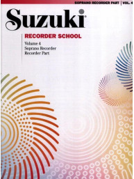 Suzuki Soprano Recorder School 4 - Part (noty na zobcovou flétnu)