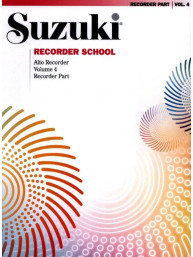 Suzuki Alto Recorder School 4 - Part (noty na zobcovou flétnu)