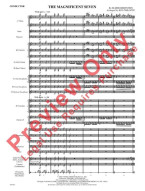 Elmer Bernstein: The Magnificent Seven / Sedm statečných (noty pro koncertní orchestr, party, partitura)