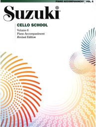 Suzuki Cello School 6 - Piano Accompaniment (noty na violoncello, klavír)