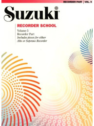 Suzuki Recorder School - 5 Recorder Part (noty na zobcovou flétnu)