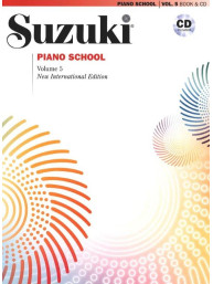 Suzuki Piano School 5 (noty na klavír)(+audio)