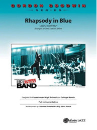 George Gershwin: Rhapsody in Blue (noty pro jazzový big band, party, partitura)