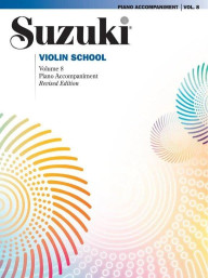 Suzuki Violin School 8 - Piano Accompaniment (noty na housle, klavír)