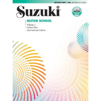 Suzuki Guitar School Volume 1 - Guitar Part (noty na kytaru)(+audio)