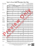 You've Never Had Chocolate Like This from Wonka (noty pro školní orchestr, party, partitura)