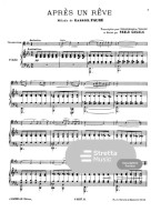 Gabriel Fauré: Apres Un Reve Op.7 No.1 (noty housle či violu nebo violoncello, klavír)