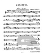 Gabriel Fauré: Berceuse Op.16 (noty na příčnou flétnu, klavír) Gabriel Fauré: Berceuse Op.16 (noty na příčnou flétnu, klavír)