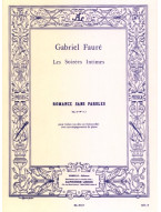Gabriel Fauré: Romance Sans Paroles Op.17 No.3 (noty na housle, klavír)